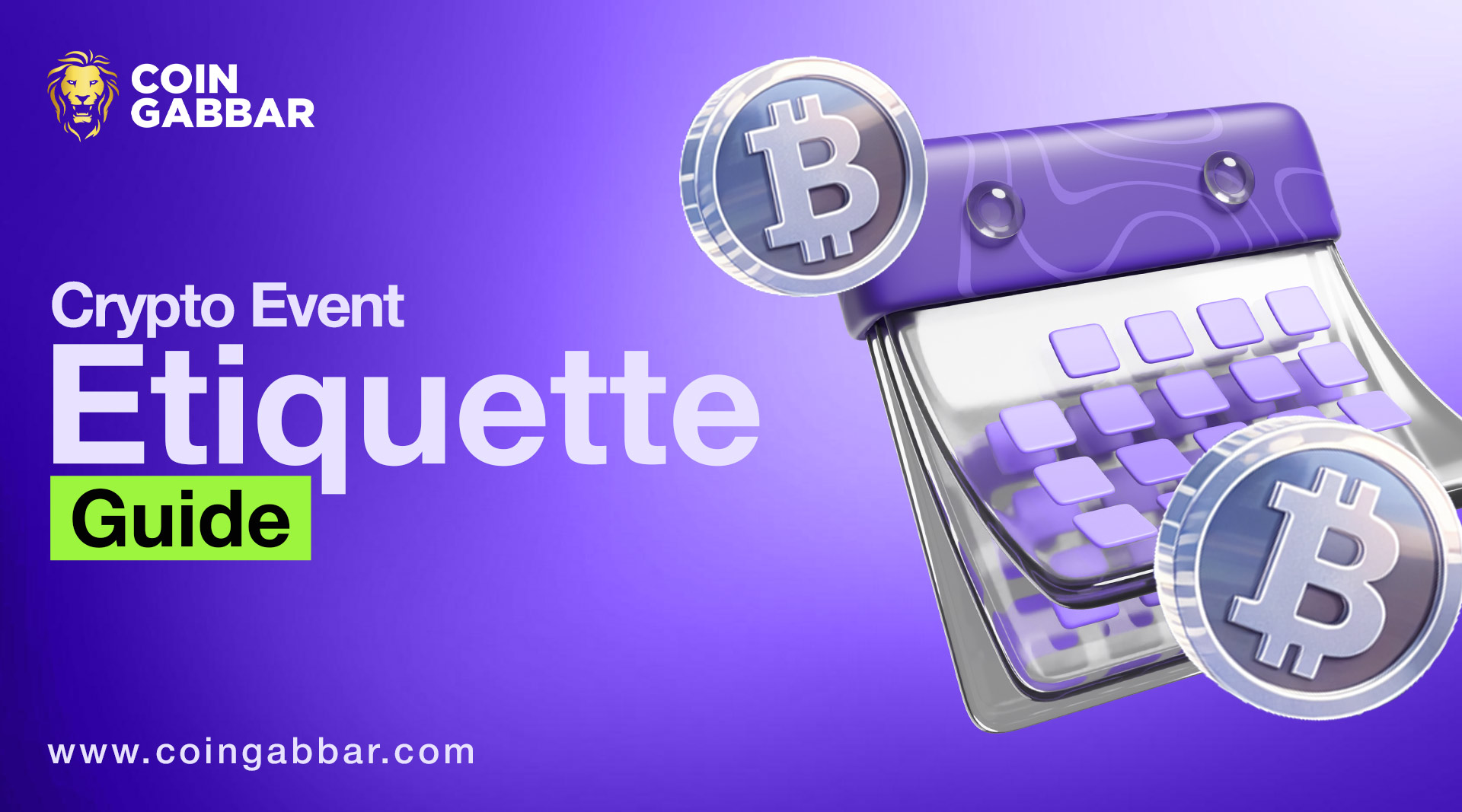 crypto Event Etiquette