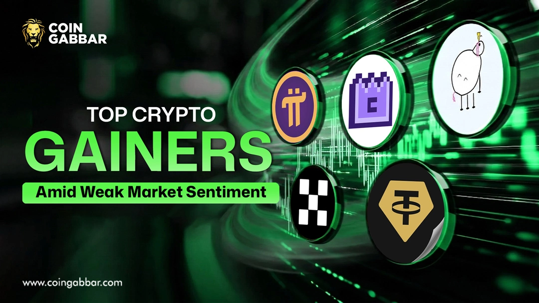Top Crypto Gainers Amid Weak Market Sentiment