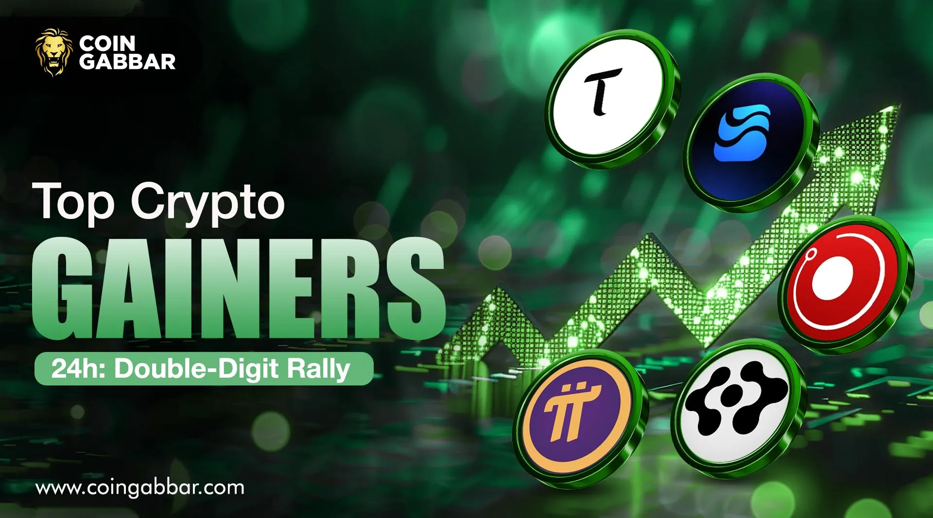 Top Crypto Gainers 24h: Double-Digit Rally