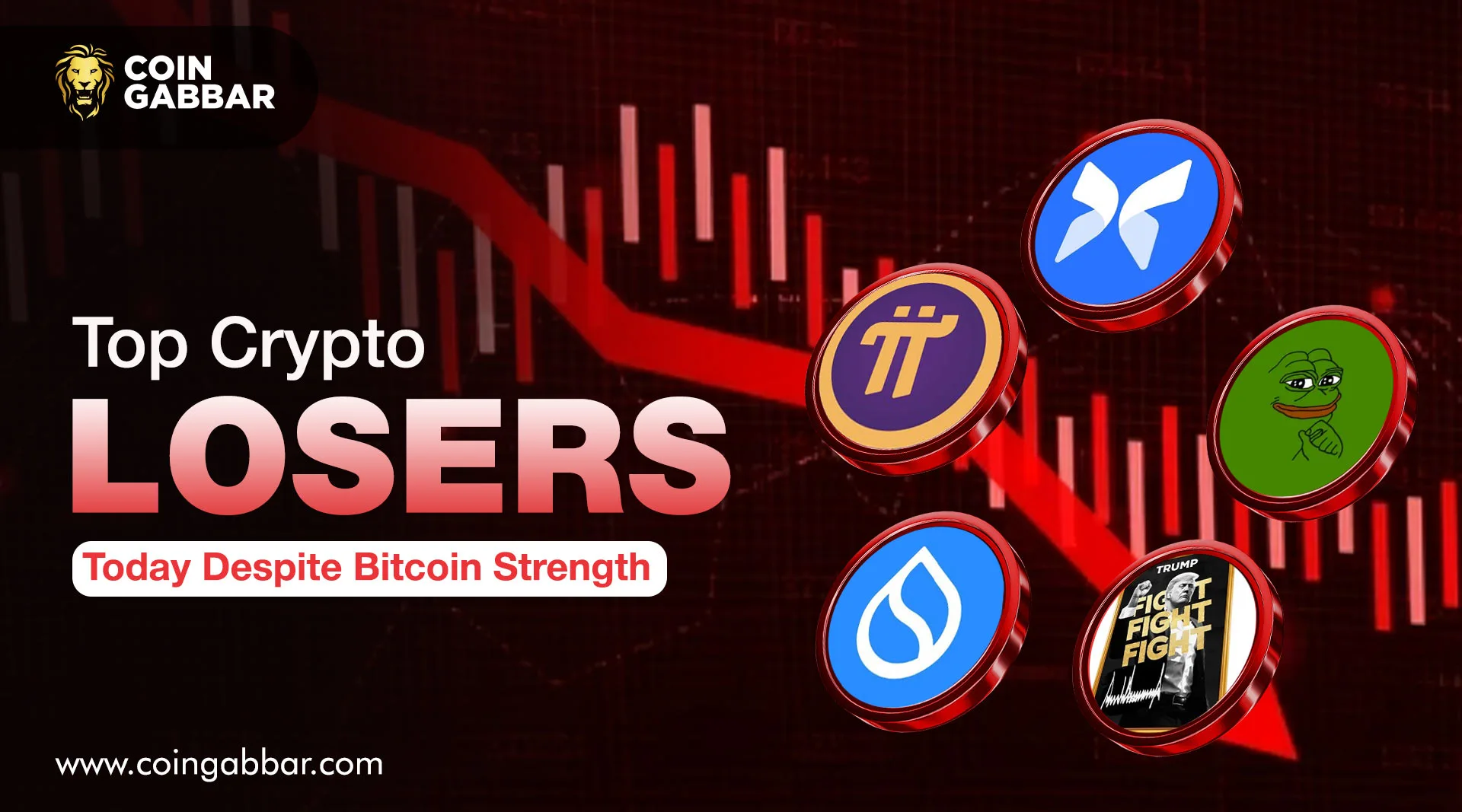 Top Crypto Losers Today Despite Bitcoin Strength