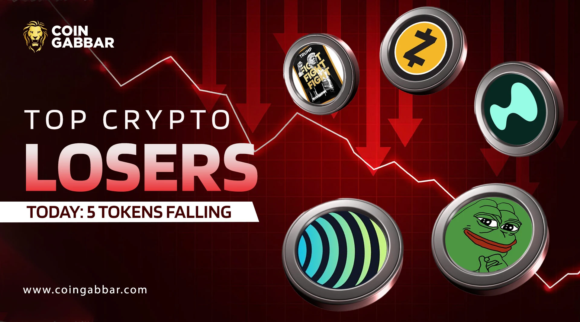 Top Crypto Losers Today: 5 Tokens Falling