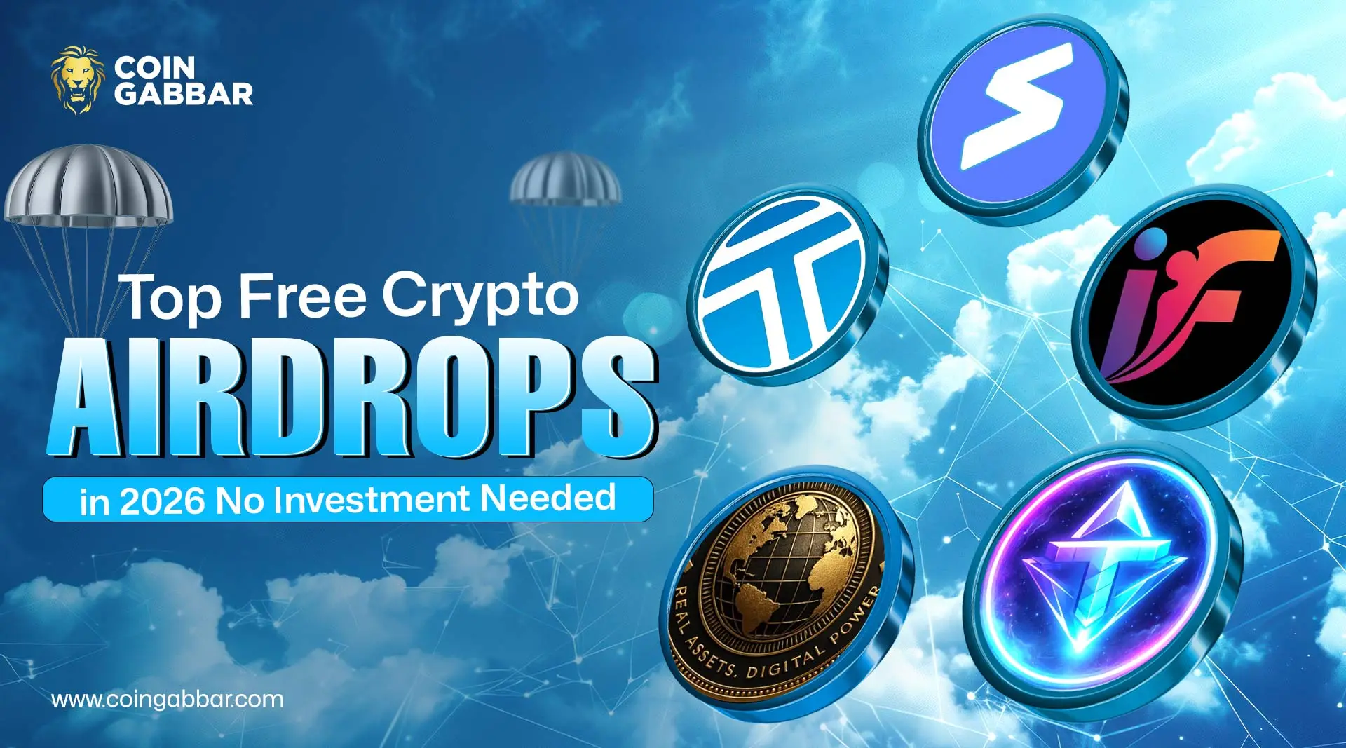 Top 5 Free Crypto Airdrops in 2026 No Investment Needed