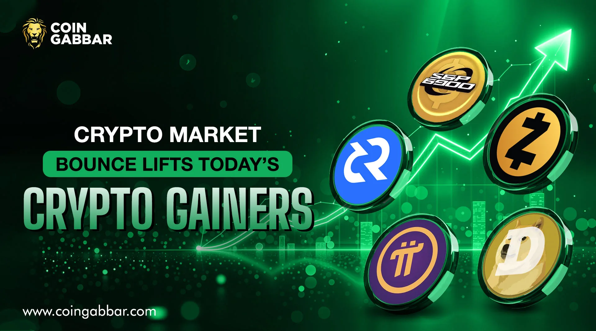 Crypto Market Bounce Lifts Today’s Crypto Gainers