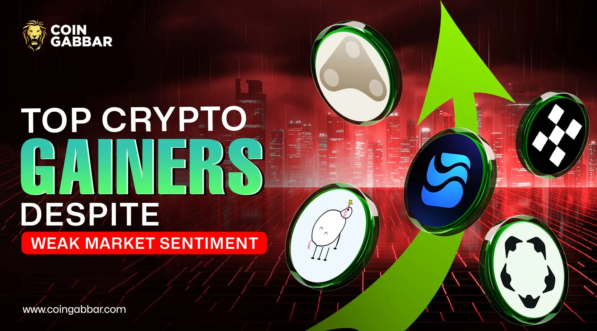 Top Crypto Gainers Despite Weak Market Sentiment