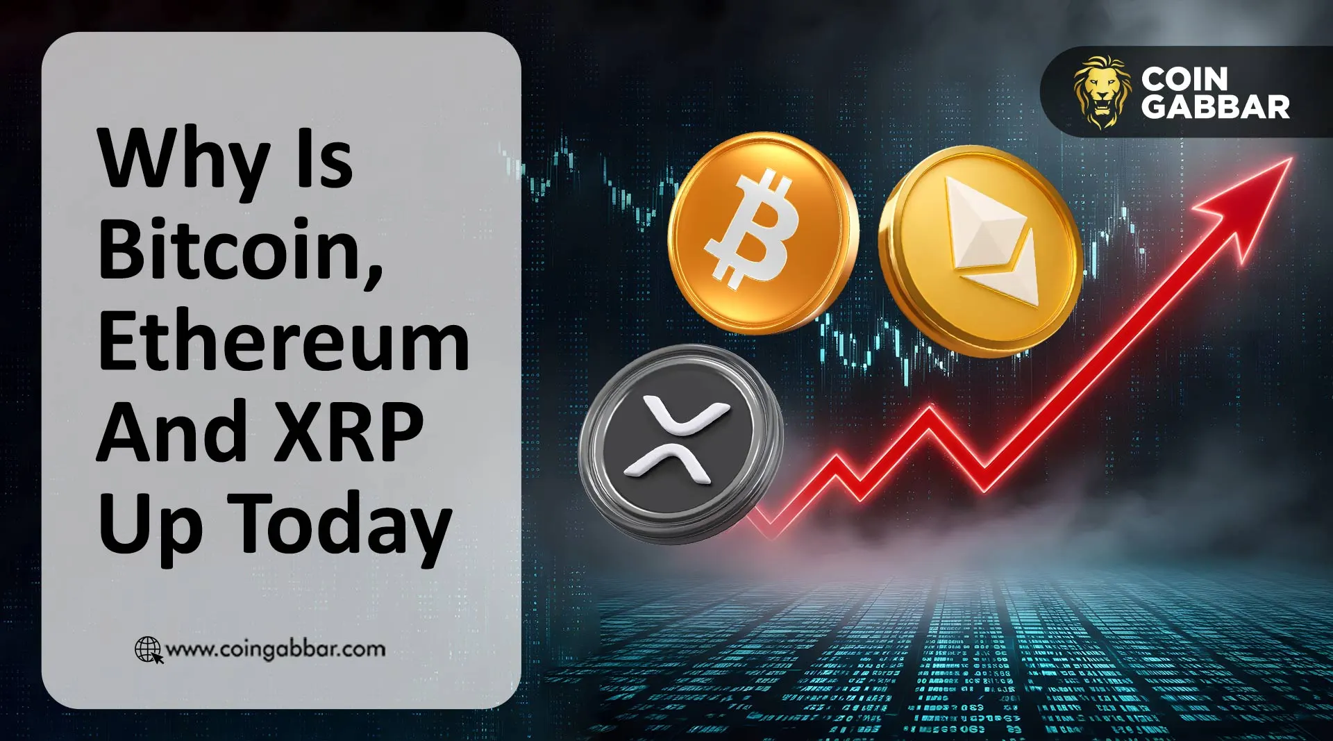 Bitcoin, Ethereum, and XRP Price