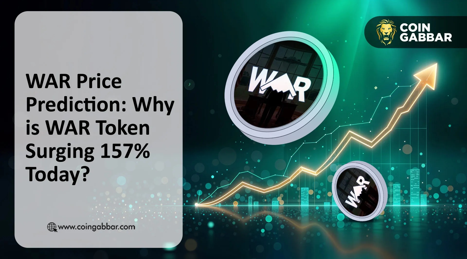 WAR Token  Price Prediction: Why is WAR Token Surging 157% Today?