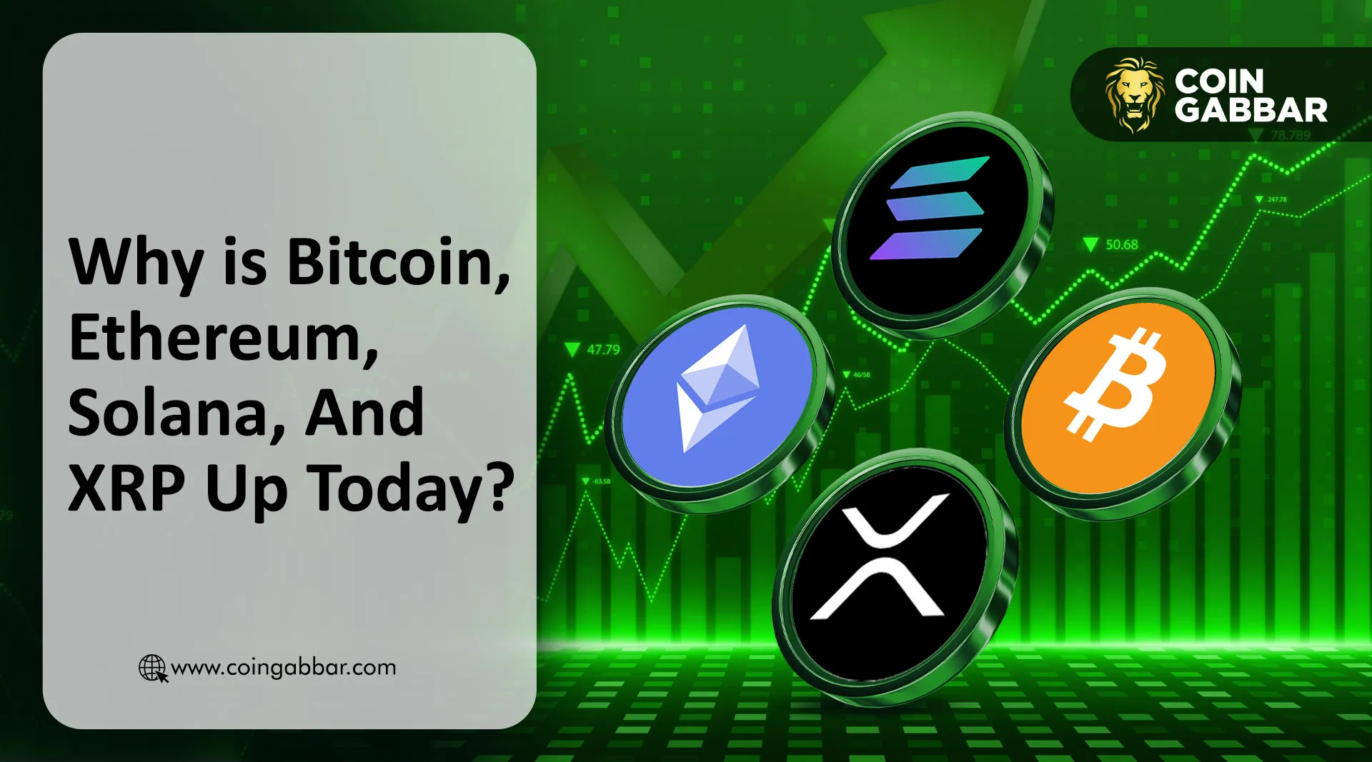 Why Are Bitcoin, Ethereum, Solana, and XRP Up Today?